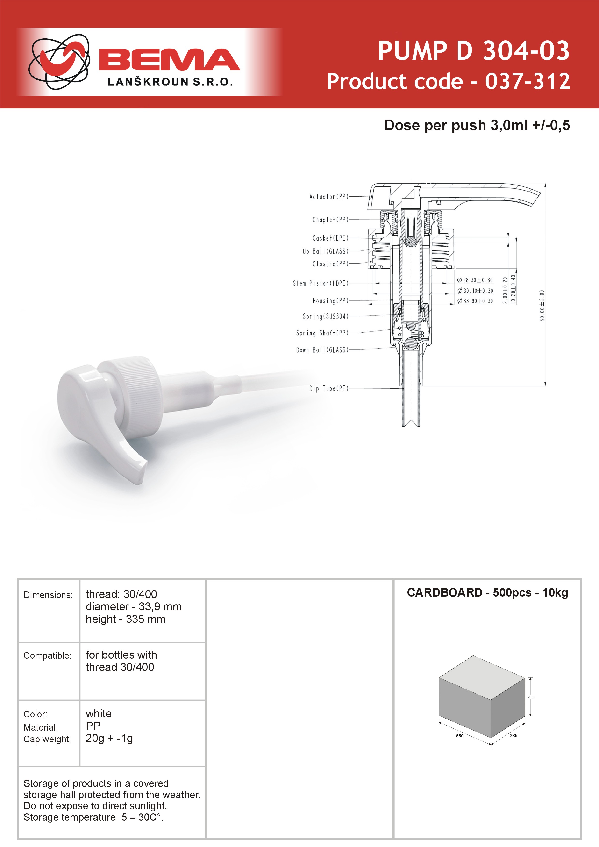 pumpicka D304-03PROFI 11-1-2021